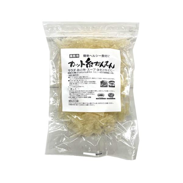 【常温】糸寒天は、スープ以外にもサラダや炒め物、みそ汁など様々な料理にお使いいただけます。※在庫以上の数量をご希望の場合は、お手数ですがご注文前に弊社までお電話にてご連絡頂きたくお願い申し上げます。