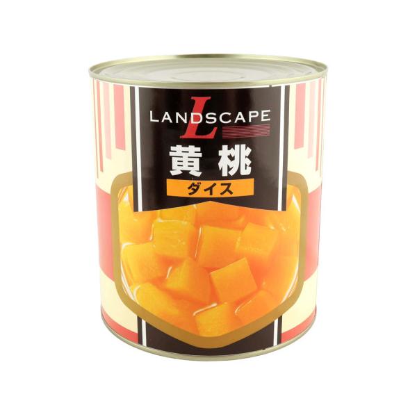 LANDSCAPE　黄桃ダイス　3000g