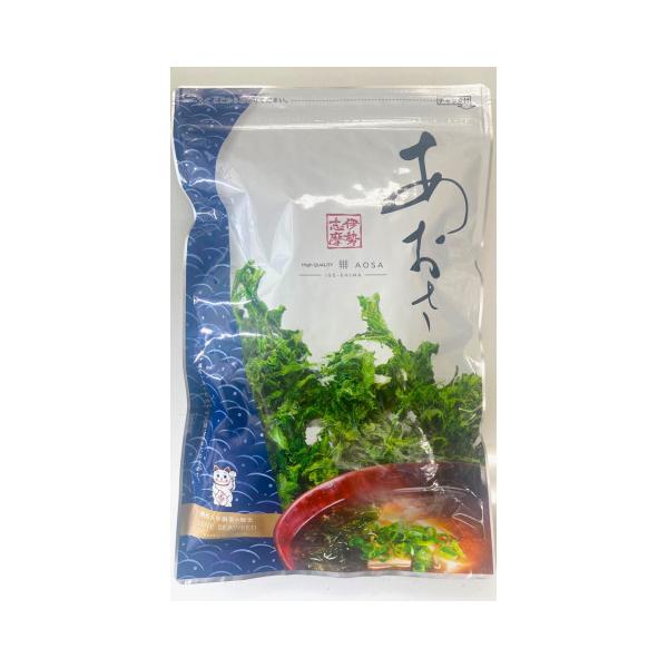 【常温】三重県は、あおさ(ひとえぐさ)の生産地。このあおさは伊勢志摩の澄んだ海で育まれ、その独特な磯の香りと、鮮やかな緑色が特徴です。料理に深い旨味を加えるだけでなく、健康にも優れた栄養素を豊富に含んでいます。味噌汁や酢の物、うどん、サラダ...