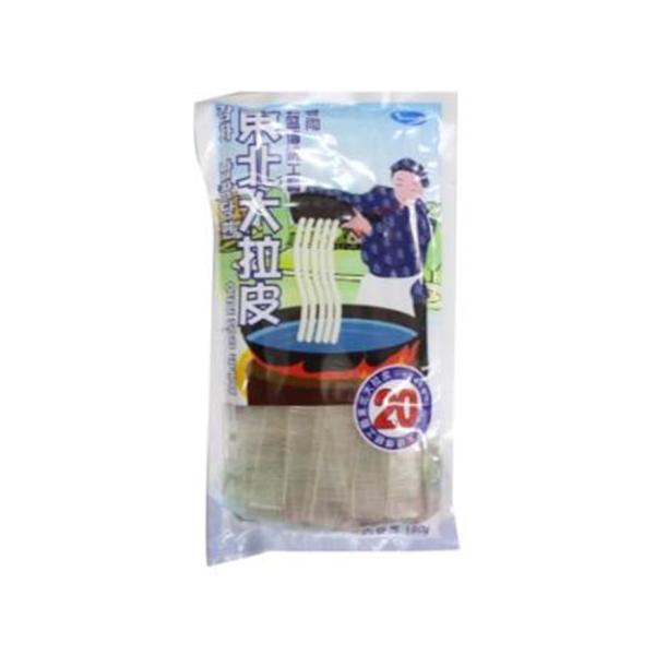 【常温】ジャガイモを原料とした春雨。東北大拉皮(ダーラーピー)と呼ばれ、韓国ではタンミョンという名で親しまれています。緑豆を原料とした一般的な春雨に比べてコシがあり、もちもち食感が特徴です。鍋物や冷菜などに特に適しています。※在庫以上の数量...