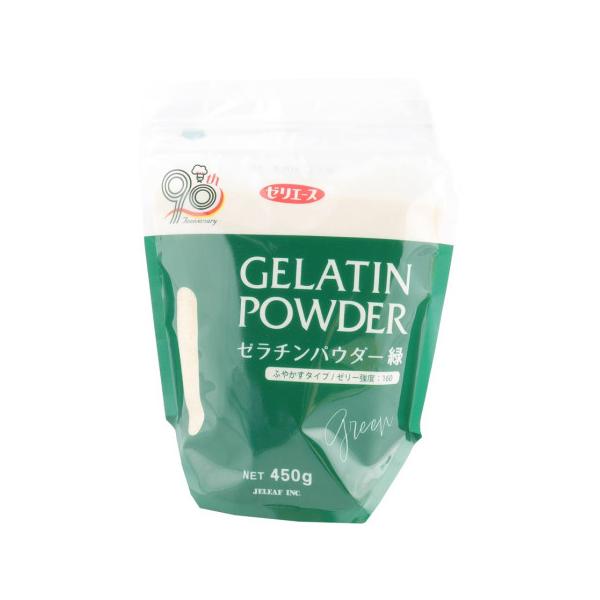 他サイト： ジェリフ　ゼラチンパウダー(緑)　450gの商品画像