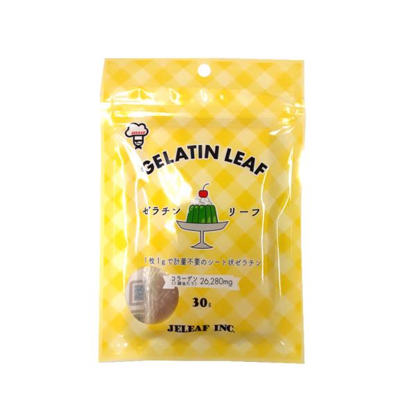【常温】薄板状の枚数単位で使用できる使いやすいゼラチンです。料理からデザートまで、あらゆるゼラチンメニューに対応出来ます。1枚1gで軽量不要のシート状ゼラチンです。※チャック付きです。※在庫以上の数量をご希望の場合は、お手数ですがご注文前に...