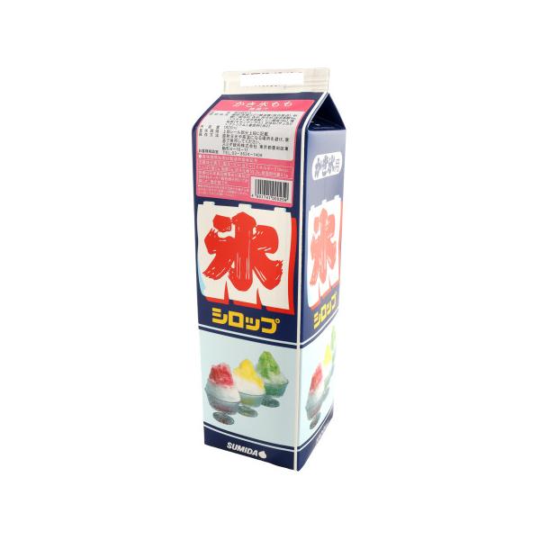 【夏商材　8月31日まで】スミダ飲料　かき氷 もも　1800ml