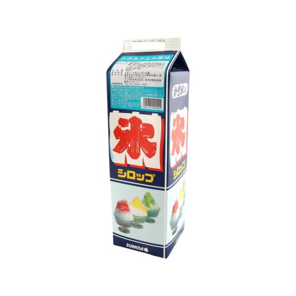 【夏商材　9月30日まで】スミダ飲料　かき氷 ラムネ風味　1800ml