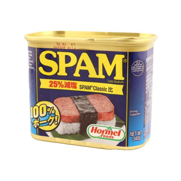 他サイト： ホーメル　スパムミート25％レスソルト　340gの商品画像