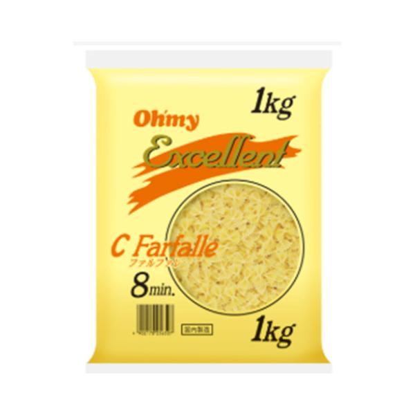 【常温】蝶々の形に似たショートパスタ。スープの浮き実等にピッタリです。標準茹で時間：8分※在庫以上の数量をご希望の場合は、お手数ですがご注文前に弊社までお電話にてご連絡頂きたくお願い申し上げます。