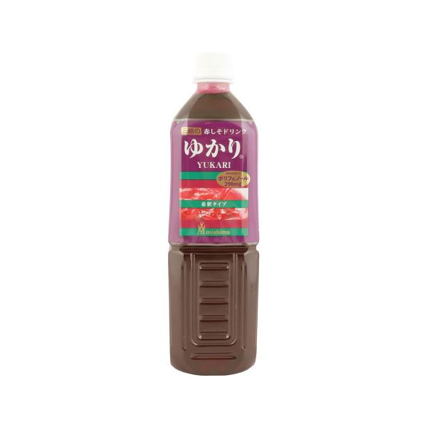 【5/25追加】三島食品　赤しそドリンク ゆかり　840ml●