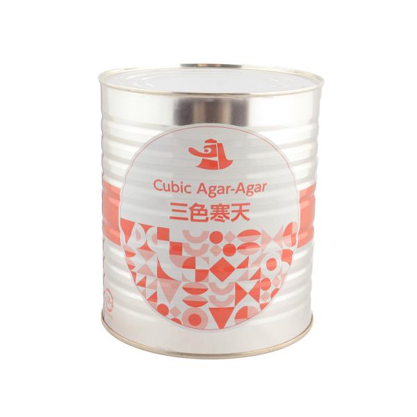 【常温】白寒天、青寒天、赤寒天の三色混合シラップ漬け。寒天は15mm角のサイの目切り。白寒天：青寒天：赤寒天=8：1：1。※在庫以上の数量をご希望の場合は、お手数ですがご注文前に弊社までお電話にてご連絡頂きたくお願い申し上げます。