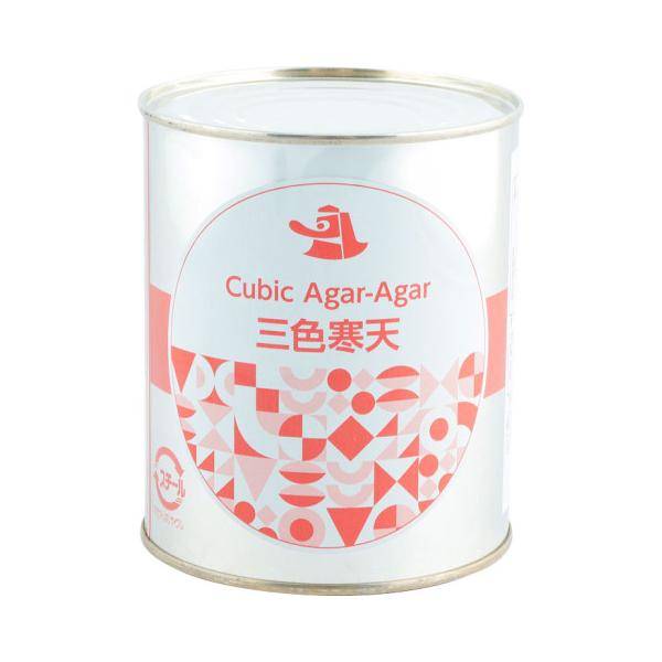 【常温】白寒天、青寒天、赤寒天の三色混合シラップ漬け。寒天は15mm角のサイの目切り。白寒天：青寒天：赤寒天=８：１：１※在庫以上の数量をご希望の場合は、お手数ですがご注文前に弊社までお電話にてご連絡頂きたくお願い申し上げます。