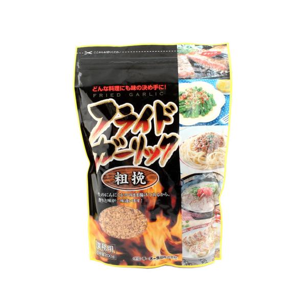【常温】にんにく本来の旨味、香り、風味を大切にしたフライドガーリックです。イタリアン・中華料理をはじめ、肉料理や魚料理・サラダ等その利用範囲も幅広く、料理の味を引き立てる決め手としてご利用いただけます。※在庫以上の数量をご希望の場合は、お手...