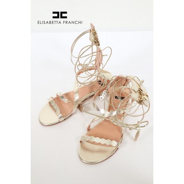 90%OFF 新品 エリザベッタフランキ ELISABETTA FRANCHI サンダル 37