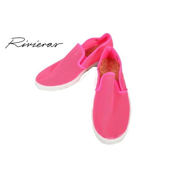 55%OFF 新品 リヴィエラ Rivieras スリッポン 40 HS1 25cm ピンク