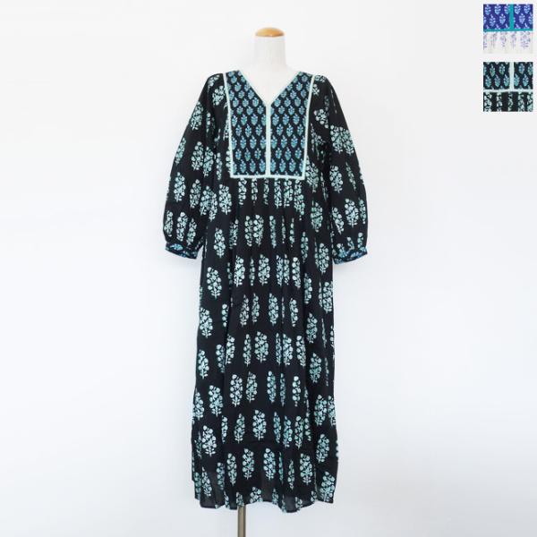 SALE [30%OFF] ne Quittez pas (ヌキテパ) ロング ワンピース Cotton