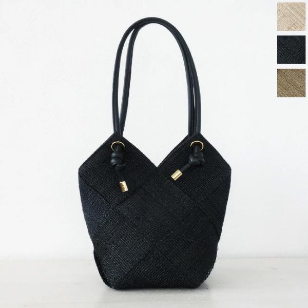 VIOLAd'ORO (ヴィオラドーロ) トート バッグ アバカメッシュ 牛革 MIRO