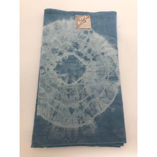オーダー 手染め 藍染 雪花絞り生地 さらしおんぶ抱っこ紐 オーダー 手染め 藍染 雪花絞り生地 さらしおんぶ抱っこ紐 オーダー 手