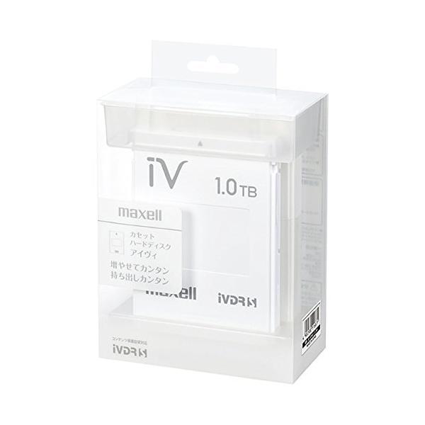 マクセル iVDR-S規格対応リムーバブル・ハードディスク 1.0TB(ホワイト 