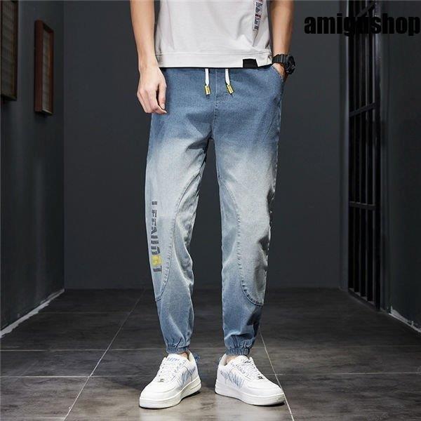 サルエルパンツ メンズ デニム ジーンズ 色むら ジーパン テーパードパンツ デニムパンツ 体型カバー ゆったり カコイイ お兄系 春夏 Hl0511 Qqs304 アミグshop 通販 Yahoo ショッピング