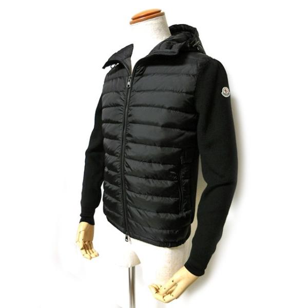16 17aw 秋冬 モンクレール Moncler 999 メンズ フード付き ニット コンビ ダウン ブルゾン ジャケット 黒 Black ブラック Buyee Servicio De Proxy Japones Buyee Compra En Japon