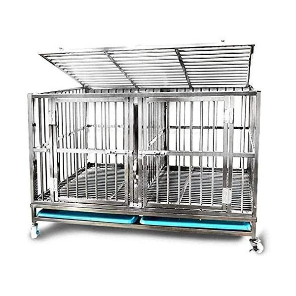 SELECTED STAINLESS STEEL：錆に対して非毒性、抗腐食、拒否、厚いラウンドチューブ9.54ミリメートル、強く、耐久性、強力な抗一口DOUBLE DOOR DESIGN：2フロントドア、パノラマサンルーフ、簡単にフィードに...