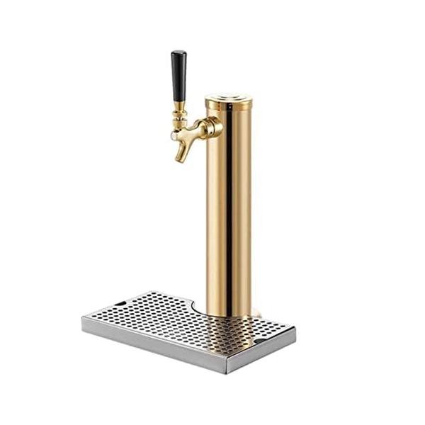 優れた実用性: このビール タワーのサイズは 360 x 76 mm/14.5 x 3 インチで、バーやカウンターに設置すると、バーがより美しく見え、ご自身やゲストにより便利になります。クローム蛇口：ケゲレータードラフトビールディスペンサー...