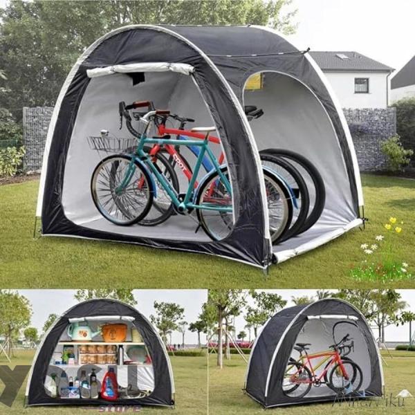 自転車 テント サイクルハウス 2ドア 自転車 収納 屋外 自転車置き場 自転車 ガレージ 物置 バイクガレージ 自転車 車庫 サイクルパーキング 自転車小屋 日焼け