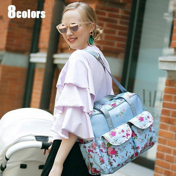 マザーズバッグ ショルダーバッグ レディース トートバッグ 花柄 撥水 ナイロン 大きめ 大容量 耐水素材 プリント 大人可愛い 旅行 哺乳瓶 出産祝い 入院 Nn Ywjp0916 L123 Jm スポーツ 通販 Yahoo ショッピング