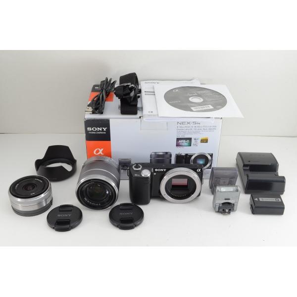 新色追加して再販 アルプスカメラ 3700ショット Sony ソニー A Nex 5n ダブルレンズキット E F2 8 E 元箱付 g 16mm Oss付属 18 55mm F3 5 5 6