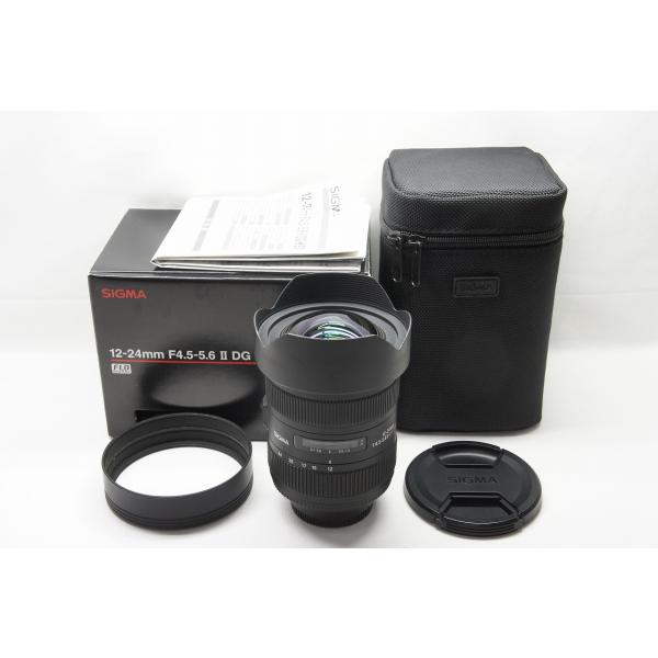 アルプスカメラ】良品 SIGMA シグマ 12-24mm F4.5-5.6 II DG HSM Nikon