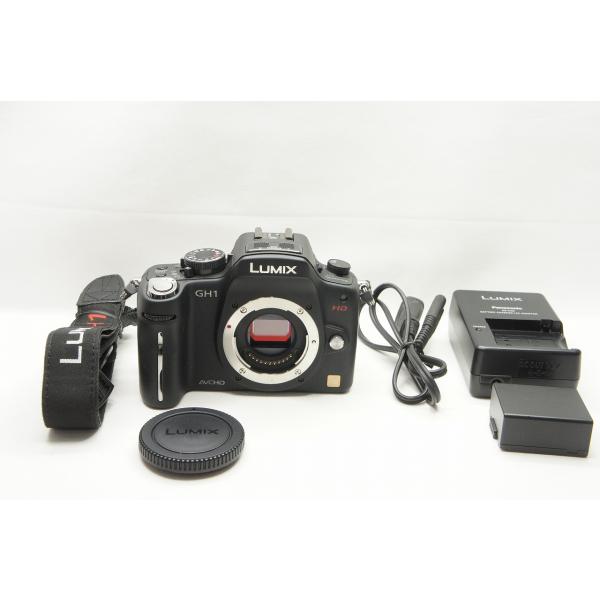 【アルプスカメラ】Panasonic パナソニック LUMIX DMC-GH1 ボディ ブラック ミラーレス一眼カメラ 230225m
