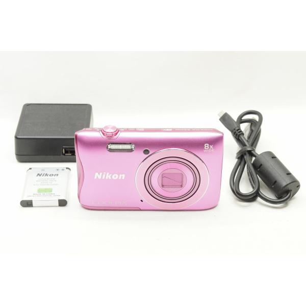 適格請求書発行】美品 Nikon ニコン COOLPIX S3700 コンパクトデジタル 