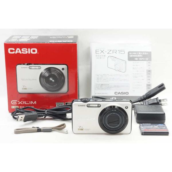 CASIO 【適格請求書発行】美品 カシオ EXILIM EX-ZR15 コンパクト