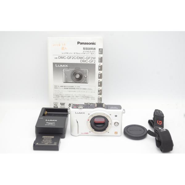 【適格請求書発行】Panasonic パナソニック LUMIX DMC-GF2 ボディ ミラーレス一眼カメラ ホワイト【アルプスカメラ】250524e