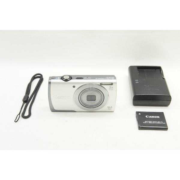 【適格請求書発行】Canon キヤノン PowerShot A3500 IS コンパクトデジタルカメラ シルバー【アルプスカメラ】250605d