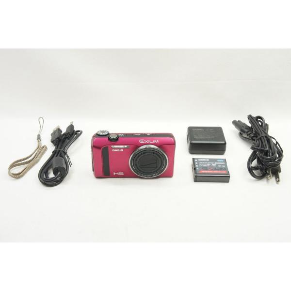 【適格請求書発行】美品 CASIO カシオ EXILIM EX-ZR410 コンパクトデジタルカメラ ピンク【アルプスカメラ】250610a