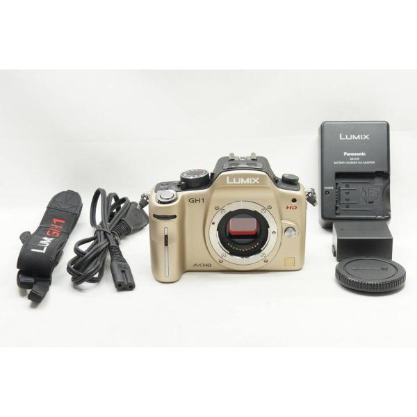 【適格請求書発行】良品 Panasonic LUMIX DMC-GH1 ボディ ミラーレス一眼カメラ コンフォートゴールド【アルプスカメラ】250621k