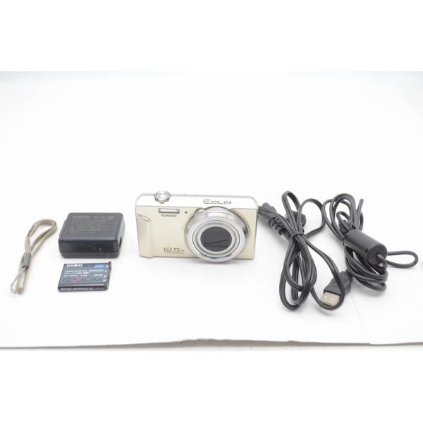 CASIO カメラ　EX-ZS150 箱　説明書　ゴールド　コンデジ　動作品 CASIO カメラ EX-ZS150 箱 説明書 ゴールド コンデジ 動作品