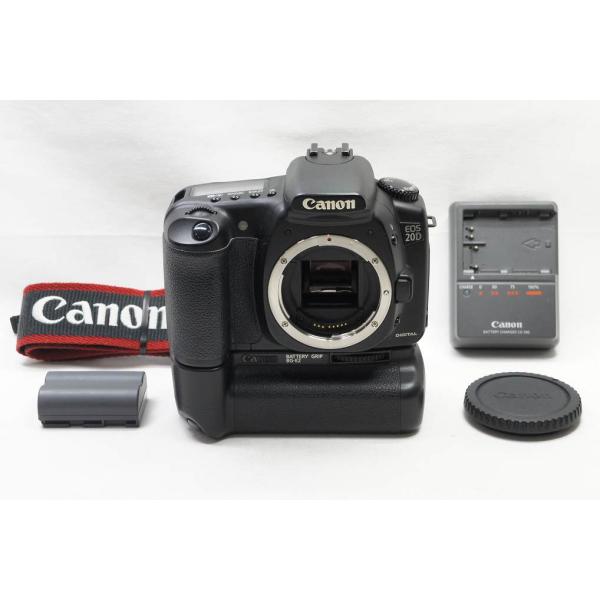 【適格請求書発行】Canon キヤノン EOS 20D ボディ デジタル一眼レフカメラ バッテリーグリップ BG-E2付【アルプスカメラ】250728aq
