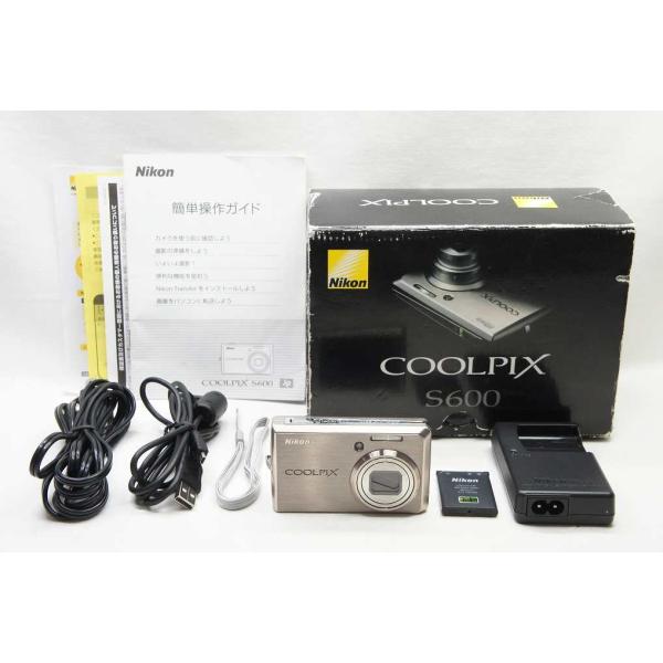 【適格請求書発行】良品 Nikon ニコン COOLPIX S600 コンパクトデジタルカメラ ピンクゴールド 元箱付【アルプスカメラ】250827i