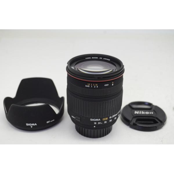 【商品名】SIGMA AF 18-200mm F3.5-6.3 DCNikon Fマウント用【外観ランク】 並品【備考】【付属品】付属品は写真に写っているものが全てとなります。 全ての商品は自店の専門スタッフがコンディションチェックを済ませ...
