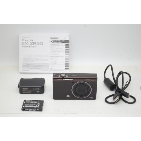 CASIO EXILIM EX-ZR50 ブラウン　コンパクトデジタルカメラ CASIO 【適格請求書発行】良品 カシオ EXILIM EX-ZR50