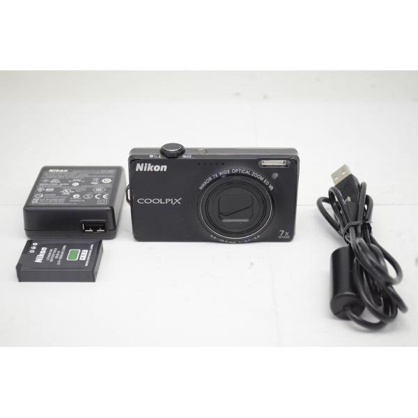 【適格請求書発行】Nikon ニコン COOLPIX S6000 コンパクトデジタルカメラ ブラック【アルプスカメラ】250916j