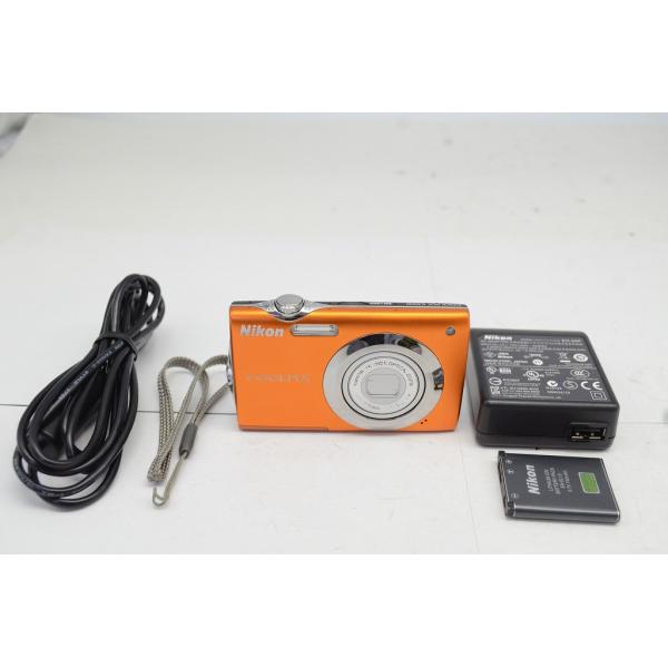 良品 Nikon ニコン COOLPIX S3000 コンパクトデジタルカメラ オレンジ 250924ah【アルプスカメラ】