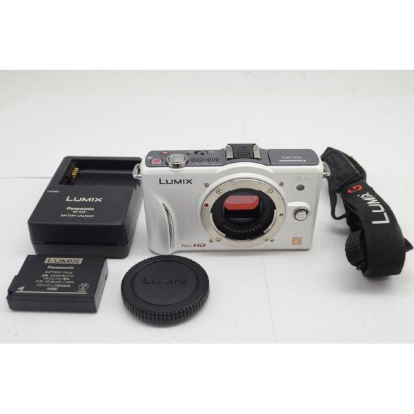 良品 Panasonic パナソニック LUMIX DMC-GF2 ボディ ミラーレス一眼カメラ ホワイト 250927r【アルプスカメラ】