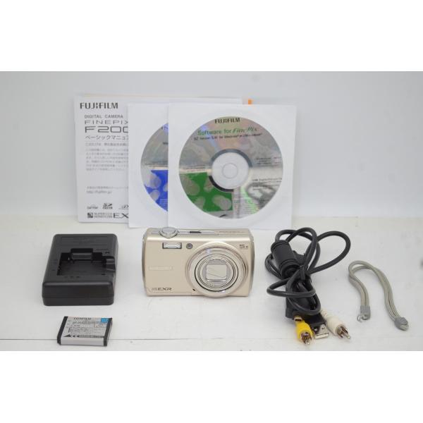 FUJIFILM フジフィルム FinePix F200EXR コンパクトデジタルカメラ シルバー 250929e【アルプスカメラ】