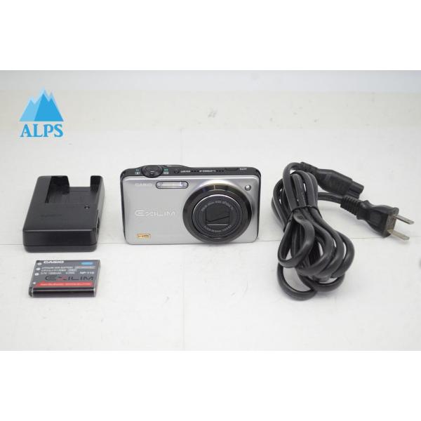 CASIO EX-ZR10 シルバー コンパクトデジタルカメラ CASIO（カシオ） 美品 EXILIM EX-ZR10 コンパクトデジタルカメラ