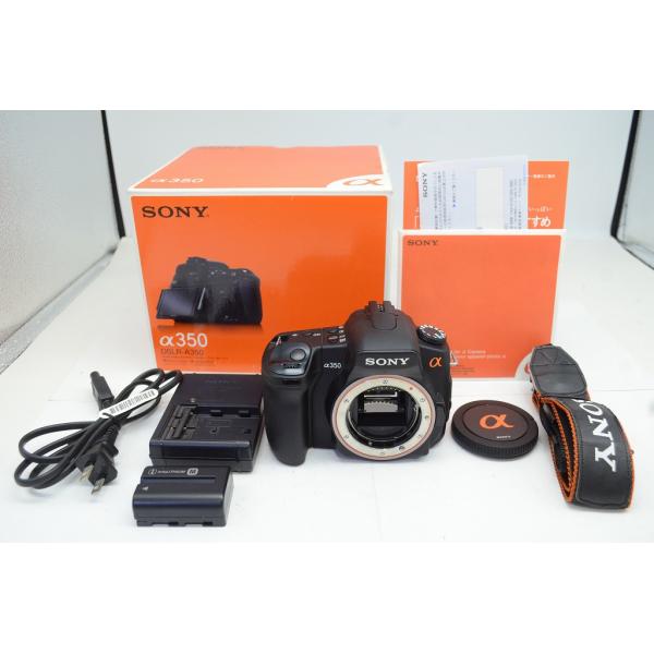 良品 SONY ソニー α350 ボディ DSLR-A350 デジタル一眼レフカメラ 元箱付 251003v【アルプスカメラ】
