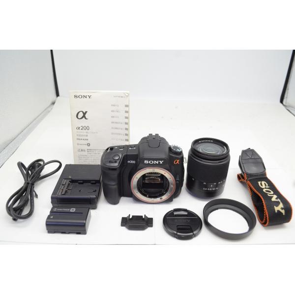 【商品名】・SONY α200 DSLR-A200・DT 18-70mm F3.5-5.6 SAL1870【外観ランク】 良品【備考】現状渡し・ファインダークモリ・レンズ端小クモリ※その他のいかなる理由でも、返品不可の現状渡しとなります。予...