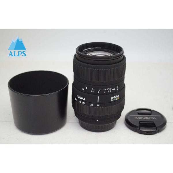 【商品名】SIGMA 55-200mm f4-5.6 DCPENTAX Kマウント用【外観ランク】 良品【備考】【付属品】※フロントキャップはMINOLTA製です。付属品は写真に写っているものが全てとなります。 全ての商品は自店の専門スタッ...