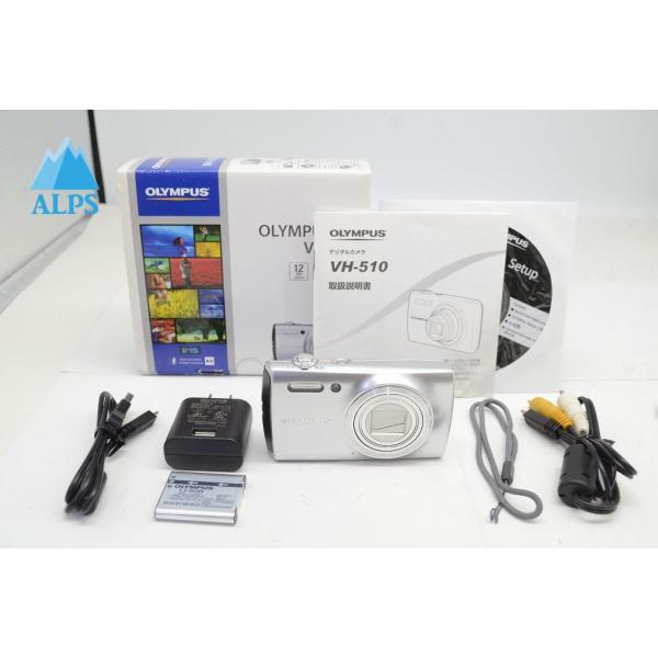 良品 OLYMPUS オリンパス VH-510 コンパクトデジタルカメラ シルバー 元箱付 251007d【アルプスカメラ】