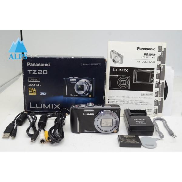 Panasonic パナソニック LUMIX DMC-TZ20 コンパクトデジタルカメラ ブラック 元箱付 251007n【アルプスカメラ】